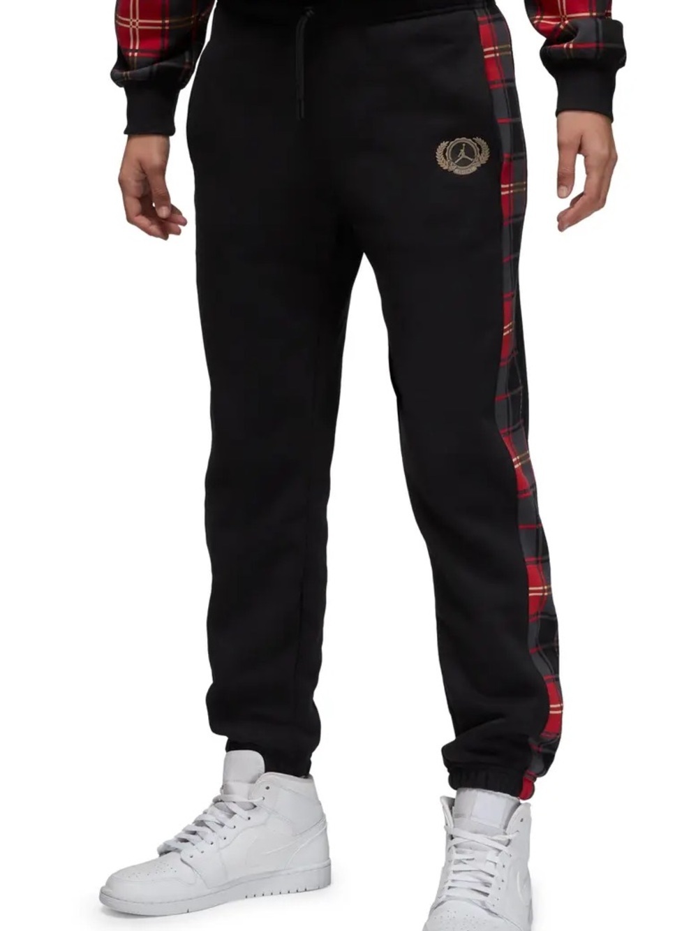 Jordan Brooklyn Plaid Fleece Sweatpants